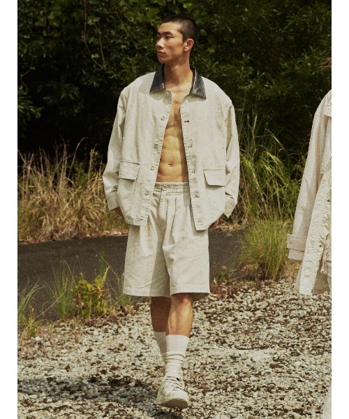 ELCHELE(エルチェレ)の「TWILL HALF PANTS(その他パンツ・レディース・キナリ/ブラック・38/36)」の11枚目の写真