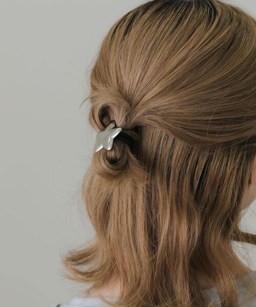 SMELLY（スメリー）の「ステンレスモチーフヘアポニー（ヘアゴム・レディース・ゴールド/シルバー・-）」の5枚目の写真