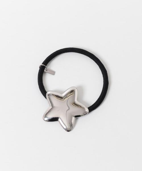 SMELLY（スメリー）の「ステンレスモチーフヘアポニー（ヘアゴム・レディース・ゴールド/シルバー・-）」の6枚目の写真