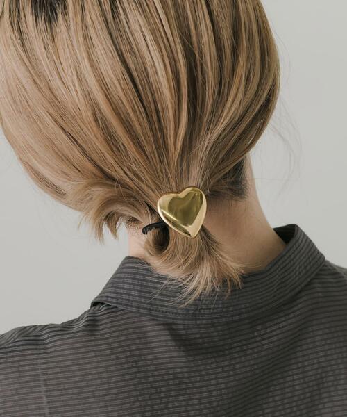 SMELLY（スメリー）の「ステンレスモチーフヘアポニー（ヘアゴム・レディース・ゴールド/シルバー・-）」の9枚目の写真