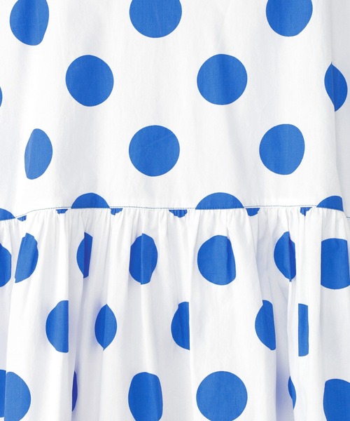 studio CLIP（スタディオクリップ）の「【Limited Line】ドットギャザーシャツワンピース（ワンピース・レディース・ベージュ/オフホワイト・FREE）」の3枚目の写真