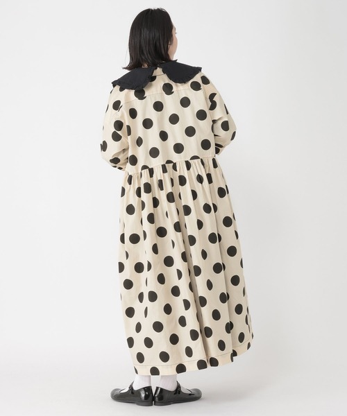 studio CLIP（スタディオクリップ）の「【Limited Line】ドットギャザーシャツワンピース（ワンピース・レディース・ベージュ/オフホワイト・FREE）」の13枚目の写真