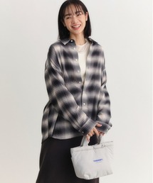 Right-on | 【HONEYSUCKLE ROSE】チェックビッグシャツ(シャツ/ブラウス)