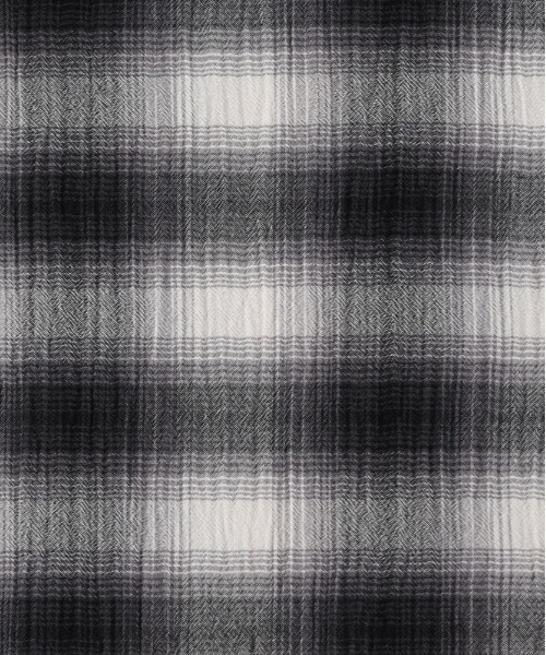 Right-on（ライトオン）の「【HONEYSUCKLE ROSE】チェックビッグシャツ（シャツ/ブラウス・レディース・ブラック/ベージュ/ブラウン・M/L/S）」の8枚目の写真