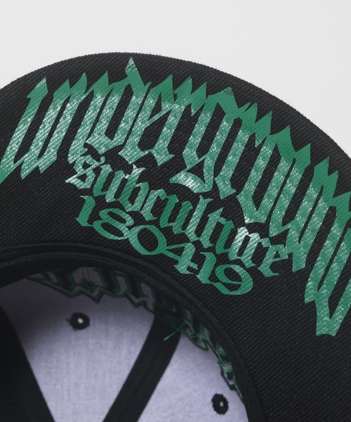 RUDIE'S(ルーディーズ)の「SPARK SNAPBACK CAP (RENEWAL)(キャップ・メンズ・ブラック×ホワイト/ブラック×ブルー/ブラック×ブラック/ブラック×グリーン/ブラック×レッド・FREE)」の8枚目の写真