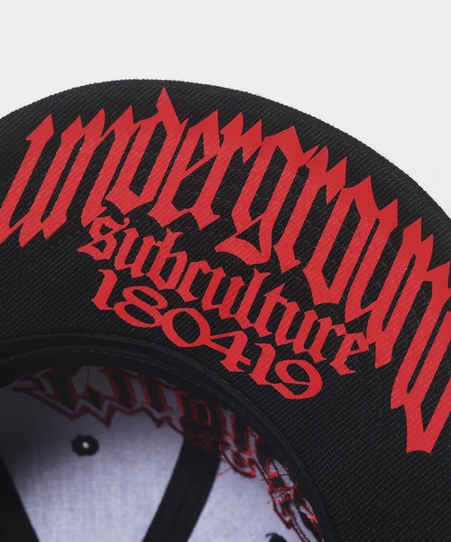 RUDIE'S(ルーディーズ)の「SPARK SNAPBACK CAP (RENEWAL)(キャップ・メンズ・ブラック×ホワイト/ブラック×ブルー/ブラック×ブラック/ブラック×グリーン/ブラック×レッド・FREE)」の12枚目の写真