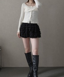 ティアードフリルショートパンツ
