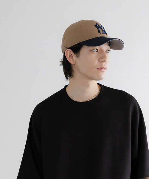 LOWRYS FARM（ローリーズファーム）の「【LFM(U)】NEWERA920CAP　 653191（キャップ・メンズ・ブラウン/アイボリー/ネイビー・FREE）」の2枚目の写真