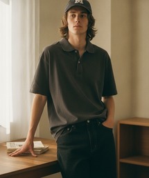 【Los Angeles Apparel/ロサンゼルス・アパレル】 Short Sleeve Polo T-Shirt/半袖 ポロシャツ 無地 / 6.5oz コットンジャージ / ガーメントダイ/ USA製 / ユニセックス