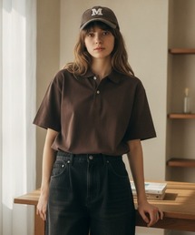 【Los Angeles Apparel/ロサンゼルス・アパレル】 Short Sleeve Polo T-Shirt/半袖 ポロシャツ 無地 / 6.5oz コットンジャージ / ガーメントダイ/ USA製 / ユニセックス