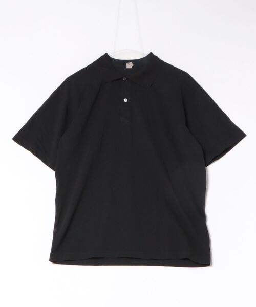 LOS ANGELES APPAREL(ロサンゼルスアパレル)の「【Los Angeles Apparel/ロサンゼルス・アパレル】 Short Sleeve Polo T-Shirt/半袖 ポロシャツ 無地 / 6.5oz コットンジャージ / ガーメントダイ/ USA製 / ユニセックス(ポロシャツ・メンズ・ブラック/ブラック系その他/チョコ/オフホワイト・MEDIUM/LARGE/X-LARGE)」の6枚目の写真