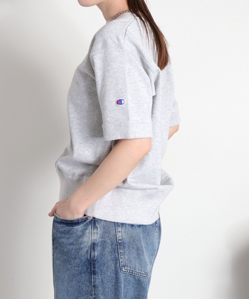 Champion(チャンピオン)の「【Champion】SHORT SLEEVE CREW NECK SWEAT(Tシャツ/カットソー・レディース・アッシュグレー/ネイビー/オフホワイト・L)」の22枚目の写真
