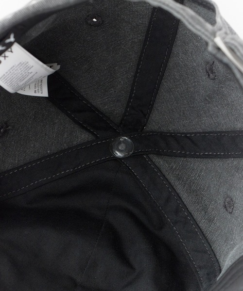 ROXY（ロキシー）の「Roxy/ロキシー ROXY WITH HEART CAP ロゴ刺繍 カーブバイザー 6Pキャップ 2026年春夏（キャップ・レディース・ブラック/レッド・FREE）」の4枚目の写真