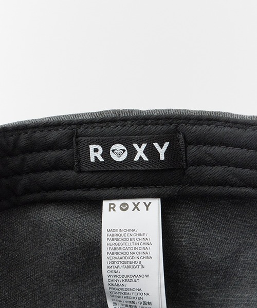 ROXY（ロキシー）の「Roxy/ロキシー ROXY WITH HEART CAP ロゴ刺繍 カーブバイザー 6Pキャップ 2026年春夏（キャップ・レディース・ブラック/レッド・FREE）」の5枚目の写真