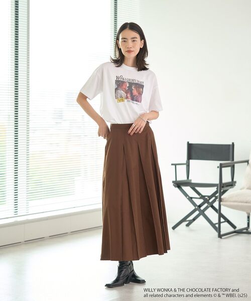 CRAFT STANDARD BOUTIQUE(クラフトスタンダードブティック)の「夢のチョコレート工場 /フォトT(Tシャツ/カットソー・レディース・ホワイト・FREE)」の4枚目の写真