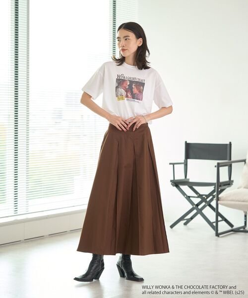 CRAFT STANDARD BOUTIQUE(クラフトスタンダードブティック)の「夢のチョコレート工場 /フォトT(Tシャツ/カットソー・レディース・ホワイト・FREE)」の5枚目の写真