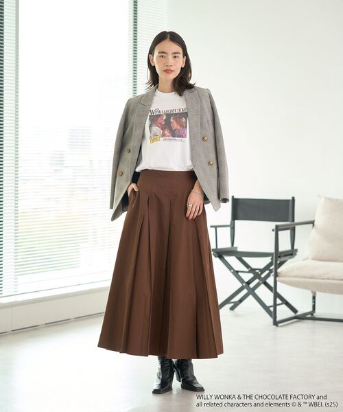 CRAFT STANDARD BOUTIQUE(クラフトスタンダードブティック)の「夢のチョコレート工場 /フォトT(Tシャツ/カットソー・レディース・ホワイト・FREE)」の7枚目の写真