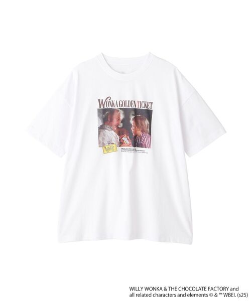 CRAFT STANDARD BOUTIQUE(クラフトスタンダードブティック)の「夢のチョコレート工場 /フォトT(Tシャツ/カットソー・レディース・ホワイト・FREE)」の10枚目の写真