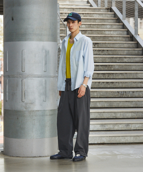 JOURNAL STANDARD(ジャーナルスタンダード)の「COOL DOTS / クール ドッツ ピグメント オーバー パンツ(スラックス・メンズ・カーキ/ブラック/グリーン/ブラウン・LARGE/MEDIUM/SMALL)」の5枚目の写真