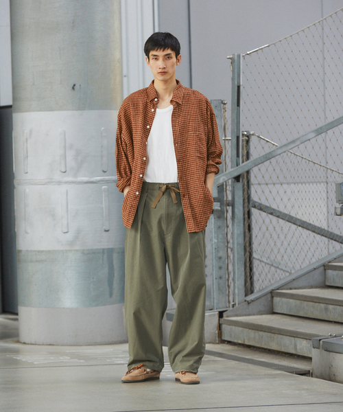 JOURNAL STANDARD(ジャーナルスタンダード)の「COOL DOTS / クール ドッツ ピグメント オーバー パンツ(スラックス・メンズ・カーキ/ブラック/グリーン/ブラウン・LARGE/MEDIUM/SMALL)」の21枚目の写真