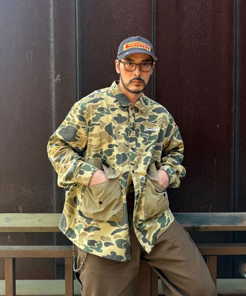 JAMIE WEST(ジェイミーウエスト)の「ポケット配色カラー ポイントオーバーシャツジャケット (タン)(シャツ/ブラウス・レディース・その他・MEDIUM/LARGE/X-LARGE)」の5枚目の写真
