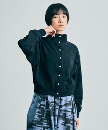 ハイネック2wayカーディガン