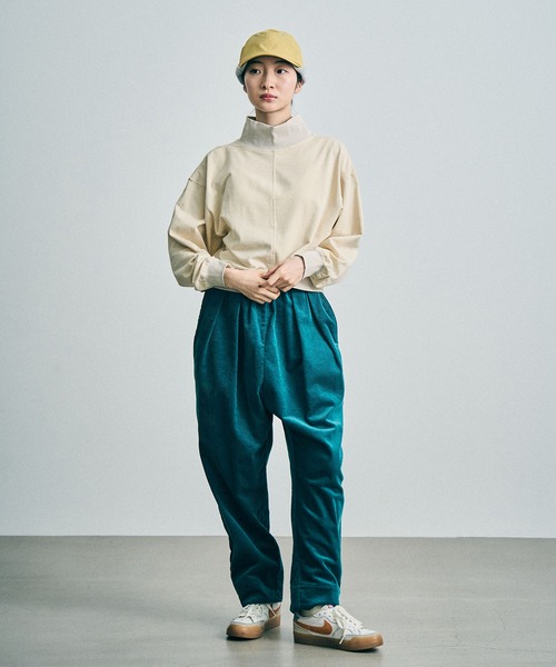 sneeuw（スニュウ）の「ハイネック2wayカーディガン（カーディガン/ボレロ・レディース・ブラック/アイボリー/ブラウン・ONESIZE）」の5枚目の写真