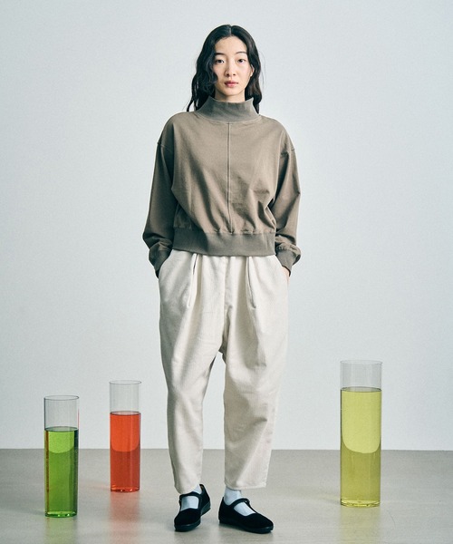 sneeuw（スニュウ）の「ハイネック2wayカーディガン（カーディガン/ボレロ・レディース・ブラック/アイボリー/ブラウン・ONESIZE）」の8枚目の写真