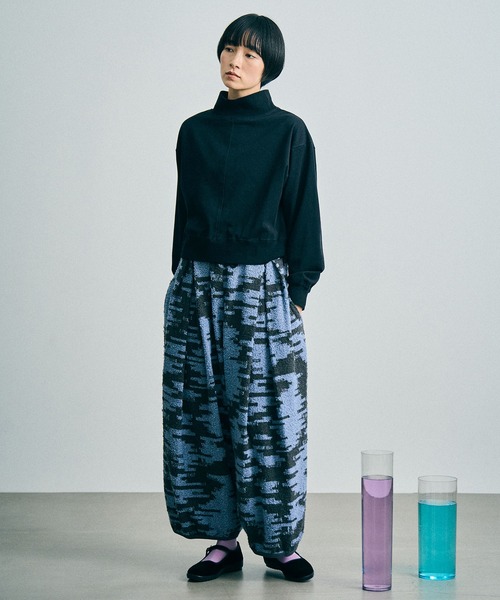 sneeuw（スニュウ）の「ハイネック2wayカーディガン（カーディガン/ボレロ・レディース・ブラック/アイボリー/ブラウン・ONESIZE）」の11枚目の写真