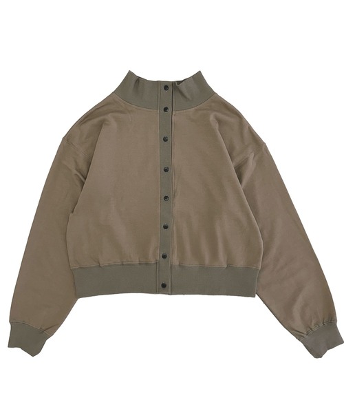 sneeuw（スニュウ）の「ハイネック2wayカーディガン（カーディガン/ボレロ・レディース・ブラック/アイボリー/ブラウン・ONESIZE）」の14枚目の写真