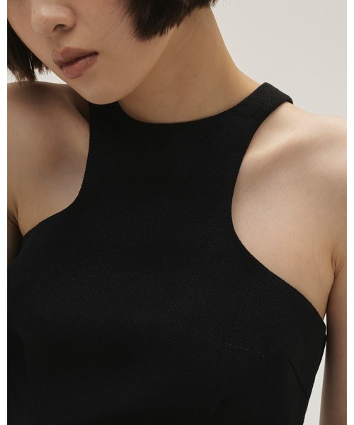 TODAYFUL（トゥデイフル）の「Linen Americansleeve Tops 12610425（タンクトップ・レディース・ブラック/オフホワイト/ベージュ・FREE）」の5枚目の写真