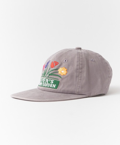 Chick（チック）の「Flower Design Flat-Brim 6-Panel Cotton Cap / フラワーデザイン フラットバイザー 6パネル コットンキャップ 2026年 夏 夏服（キャップ・レディース・ライトグレー/ブラック・FREE）」の4枚目の写真