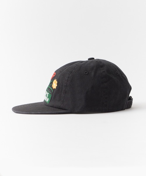 Chick（チック）の「Flower Design Flat-Brim 6-Panel Cotton Cap / フラワーデザイン フラットバイザー 6パネル コットンキャップ 2026年 夏 夏服（キャップ・レディース・ライトグレー/ブラック・FREE）」の10枚目の写真