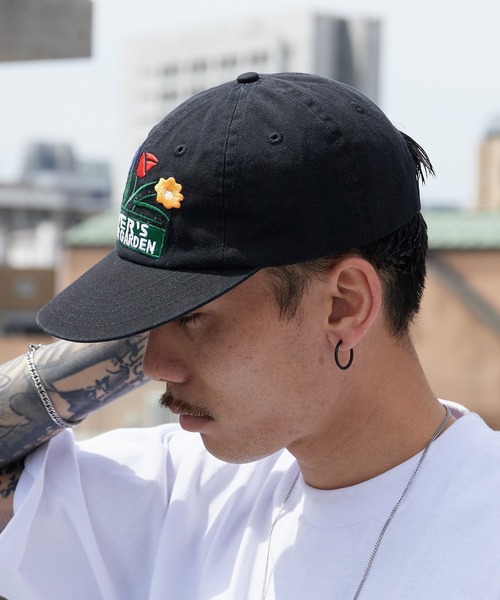 Chick（チック）の「Flower Design Flat-Brim 6-Panel Cotton Cap / フラワーデザイン フラットバイザー 6パネル コットンキャップ 2026年 夏 夏服（キャップ・レディース・ライトグレー/ブラック・FREE）」の16枚目の写真