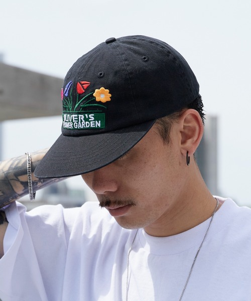Chick（チック）の「Flower Design Flat-Brim 6-Panel Cotton Cap / フラワーデザイン フラットバイザー 6パネル コットンキャップ 2026年 夏 夏服（キャップ・レディース・ライトグレー/ブラック・FREE）」の17枚目の写真