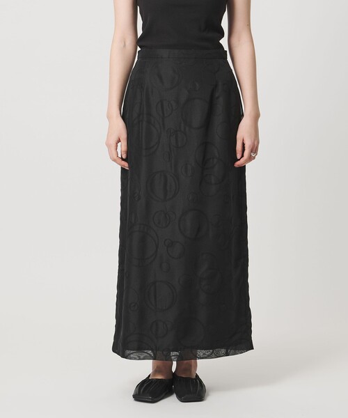 MARW UNITED ARROWS(マルゥ ユナイテッドアローズ)の「<MARW UNITED ARROWS>レース エンブロイダリー スカート(スカート・レディース・ブラック・36/38)」の16枚目の写真
