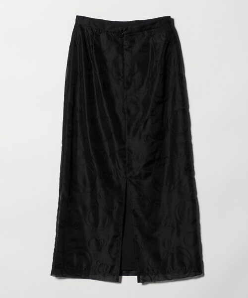 MARW UNITED ARROWS(マルゥ ユナイテッドアローズ)の「<MARW UNITED ARROWS>レース エンブロイダリー スカート(スカート・レディース・ブラック・36/38)」の4枚目の写真