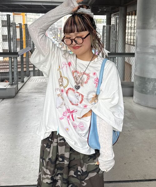 セール】わんにゃんぴょんBIGTee（Tシャツ/カットソー）｜CIAOPANIC