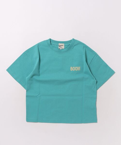 Right-on（ライトオン）の「【Refurbish】バックロゴプリントＴシャツ（Tシャツ/カットソー・キッズ・グリーン/ダークグレー・150/160/110/120/130/140）」の2枚目の写真