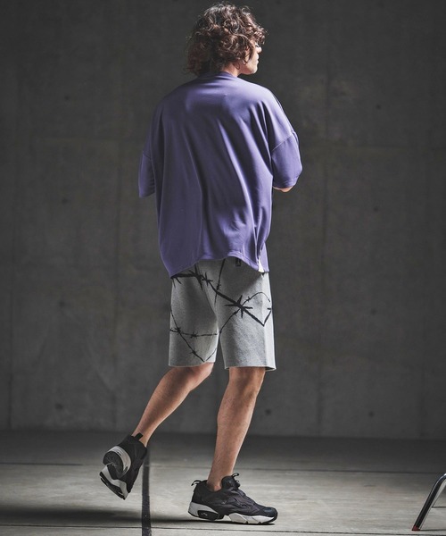 GLIMCLAP(グリムクラップ)の「mp14928- Barbed Wire Jacquard Knit Shorts ニットショートパンツ(202-038-gls-cg)(その他パンツ・メンズ・キナリ/チャコールグレー/ブラック/ミックスグレー・S/M/L)」の19枚目の写真
