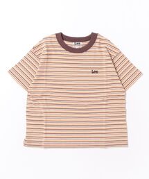 【110-150cm】キッズ LeeマルチボーダーTシャツ