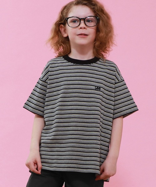 Lee（リー）の「Lee/リー【110-150cm】キッズ LeeマルチボーダーTシャツ（Tシャツ/カットソー・キッズ・ブラウン/チャコール/ネイビー・110/130/140/150/120）」の20枚目の写真