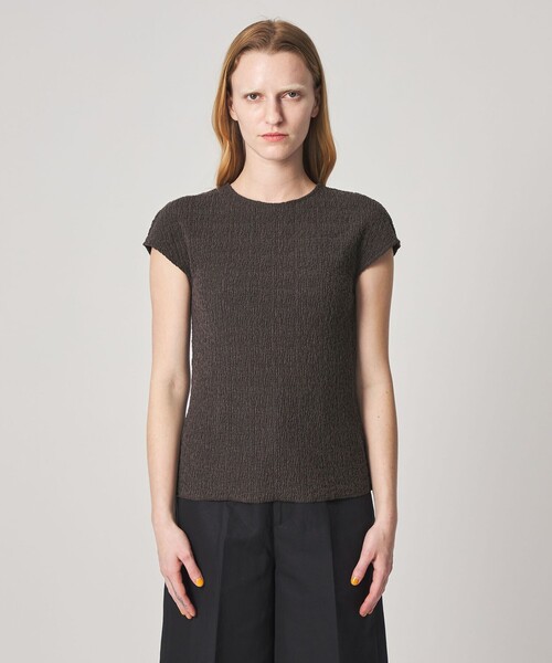 Steven Alan（スティーブンアラン）の「＜Steven Alan＞クルーネック プルオーバー（Tシャツ/カットソー・レディース・オフホワイト/ダークブラウン/ブラック・FREE）」の8枚目の写真