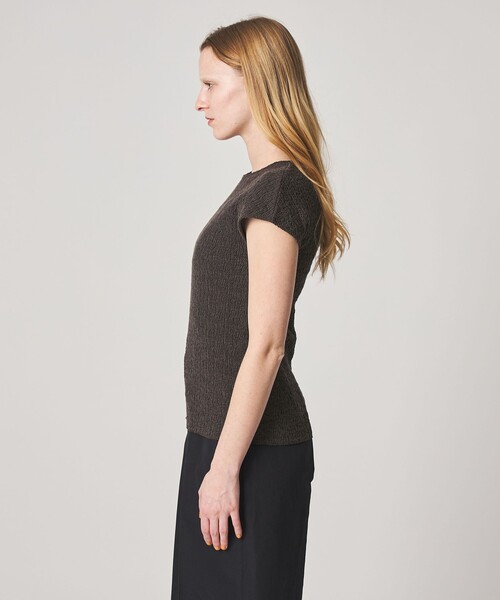 Steven Alan（スティーブンアラン）の「＜Steven Alan＞クルーネック プルオーバー（Tシャツ/カットソー・レディース・オフホワイト/ダークブラウン/ブラック・FREE）」の9枚目の写真