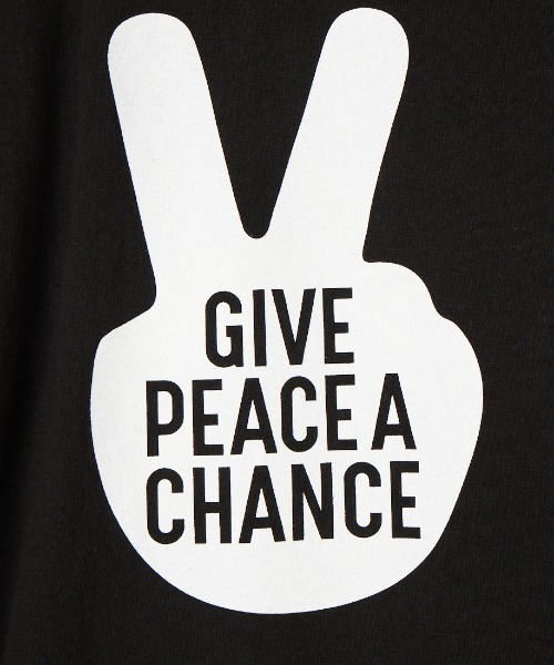 FUNG（ファング）の「[FUNG/ファング] GIVE PEACE カットオフ プリントTシャツ（Tシャツ/カットソー・レディース・ブラック/ホワイト・M）」の22枚目の写真