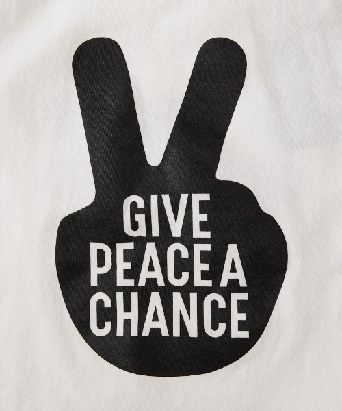 FUNG（ファング）の「[FUNG/ファング] GIVE PEACE カットオフ プリントTシャツ（Tシャツ/カットソー・レディース・ブラック/ホワイト・M）」の16枚目の写真