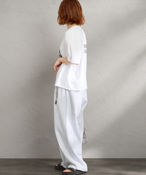 FUNG（ファング）の「[FUNG/ファング] GIVE PEACE カットオフ プリントTシャツ（Tシャツ/カットソー・レディース・ブラック/ホワイト・M）」の10枚目の写真
