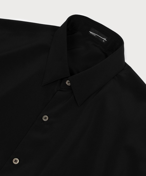 LAD MUSICIAN（ラッドミュージシャン）の「DECHINE FRENCH SLEEVE BIG SHIRT（シャツ/ブラウス・メンズ・ブラック・46/44/42）」の6枚目の写真