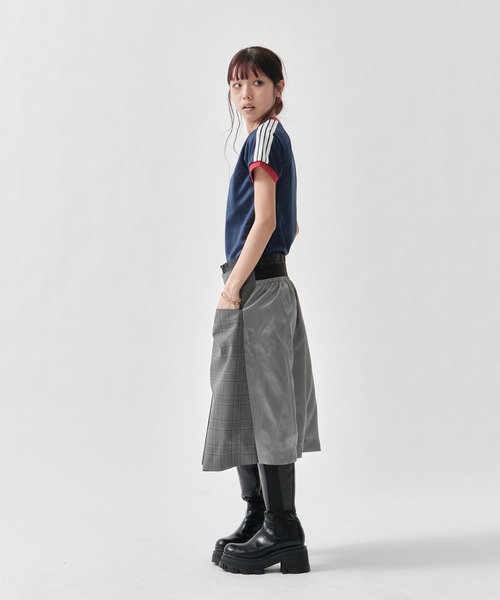 Wool Check Box Pleats Skirt 【公式通販】