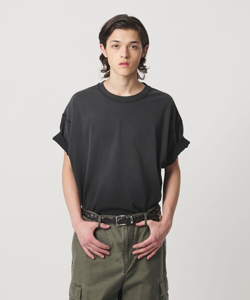 MONKEY TIME(モンキータイム)の「サンフェード Tシャツ(Tシャツ/カットソー・メンズ・レッド/ブラック/ネイビー・S/XL/L/M)」の4枚目の写真